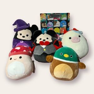 New 5 squishmallows and clipboard